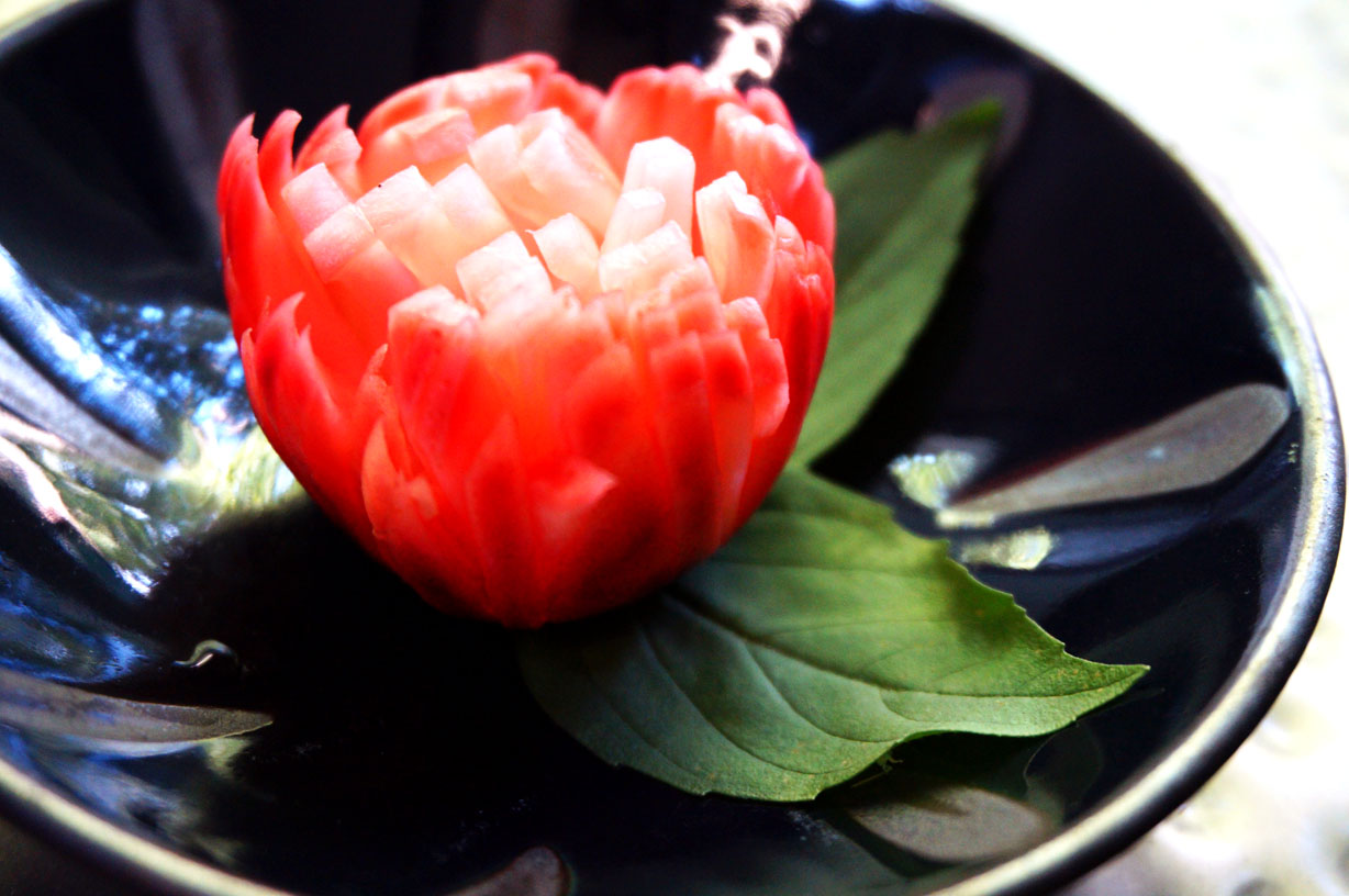 Chrysanthemum Radishes